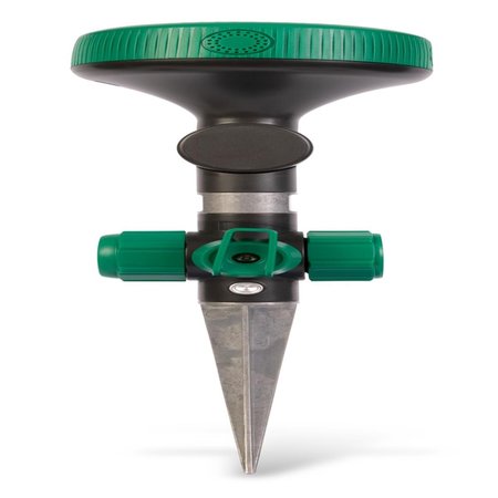 GILMOUR 1250 Sq. ft. Metal Spike Base 4-Pattern Spot Sprinkler 7005145